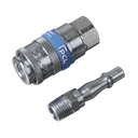Sealey PCL Air Tool Coupling Kit 1/4"BSP 2pc