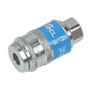 Sealey PCL Safeflow Safety Coupling Body Female 3/8"BSP