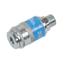 Sealey PCL Safeflow Safety Coupling Body Male 3/8"BSPT