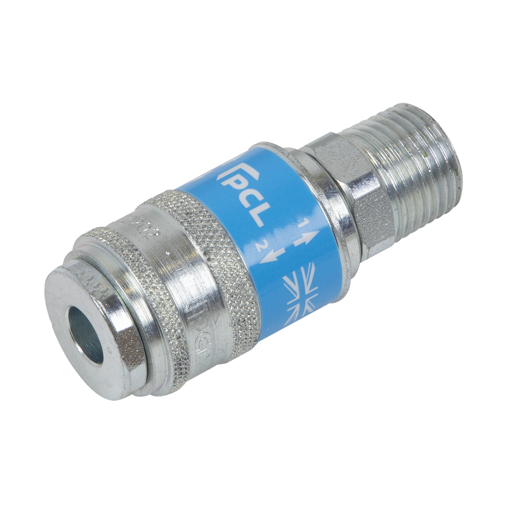 Sealey PCL Safeflow Safety Coupling Body Male 1/2"BSPT