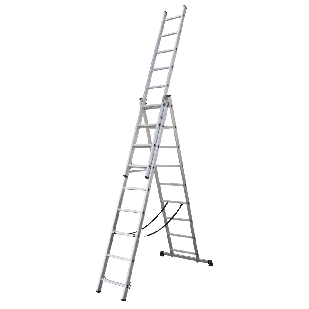 Sealey Extension Combination Ladder 3 x 9 Aluminium - BS EN 131