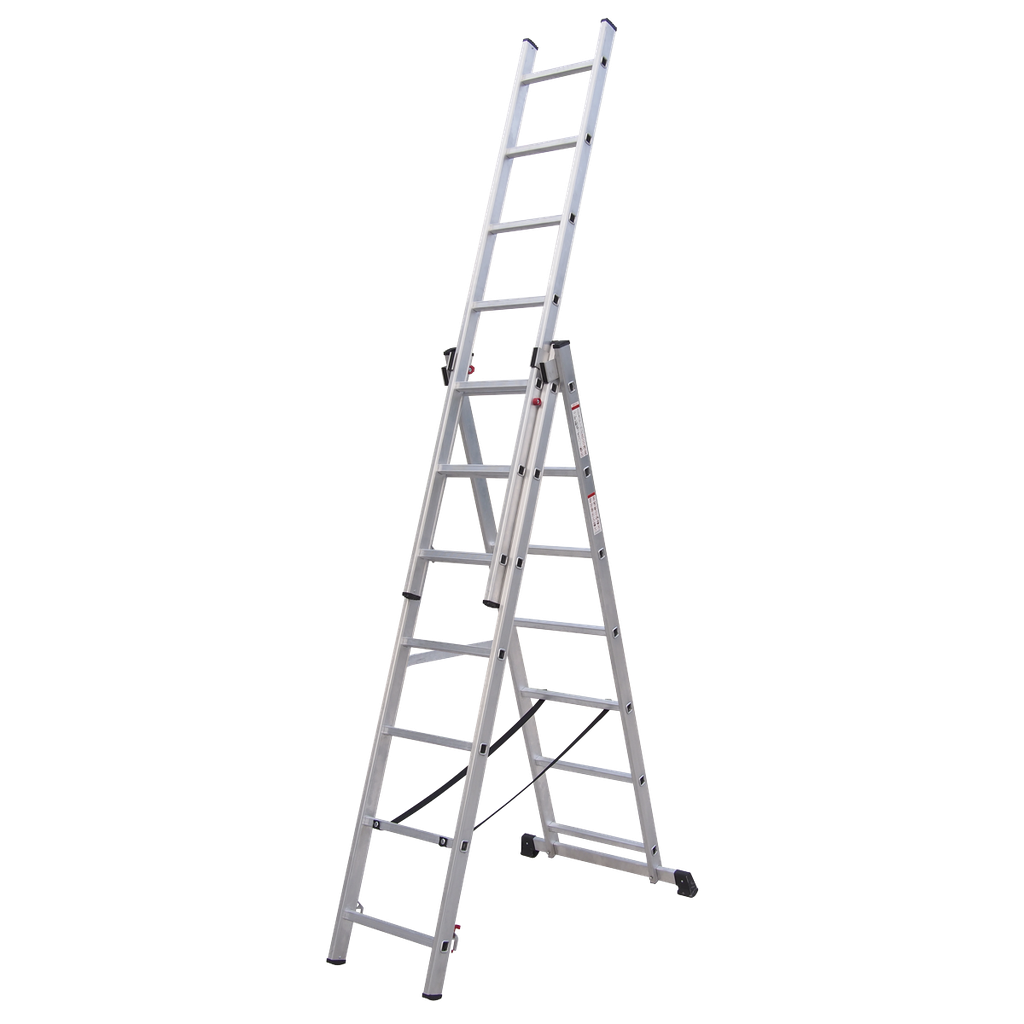 Sealey Extension Combination Ladder 3 x 7 Aluminium - BS EN 131