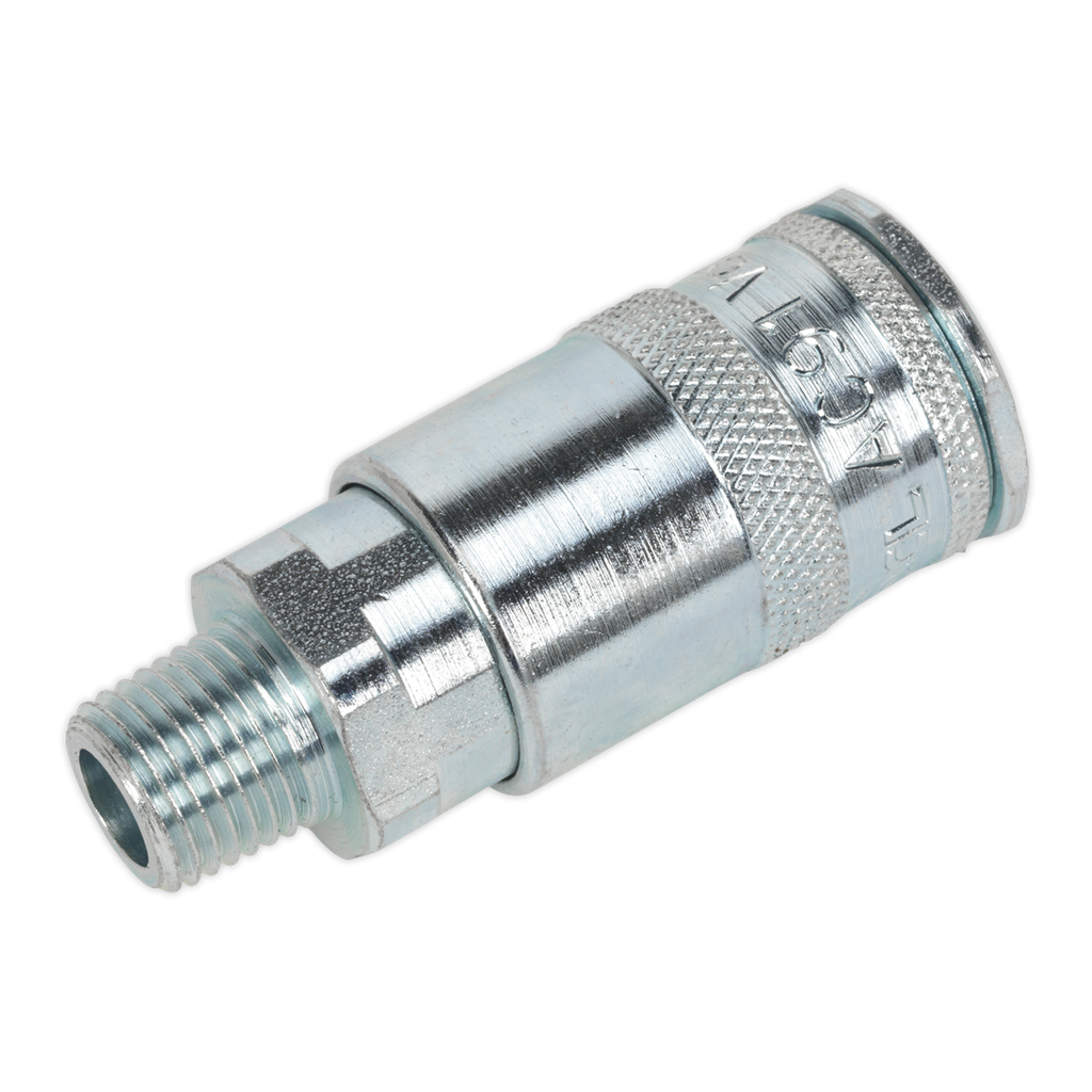 Sealey PCL Coupling Body Male 1/4"BSPT - Pack of 5