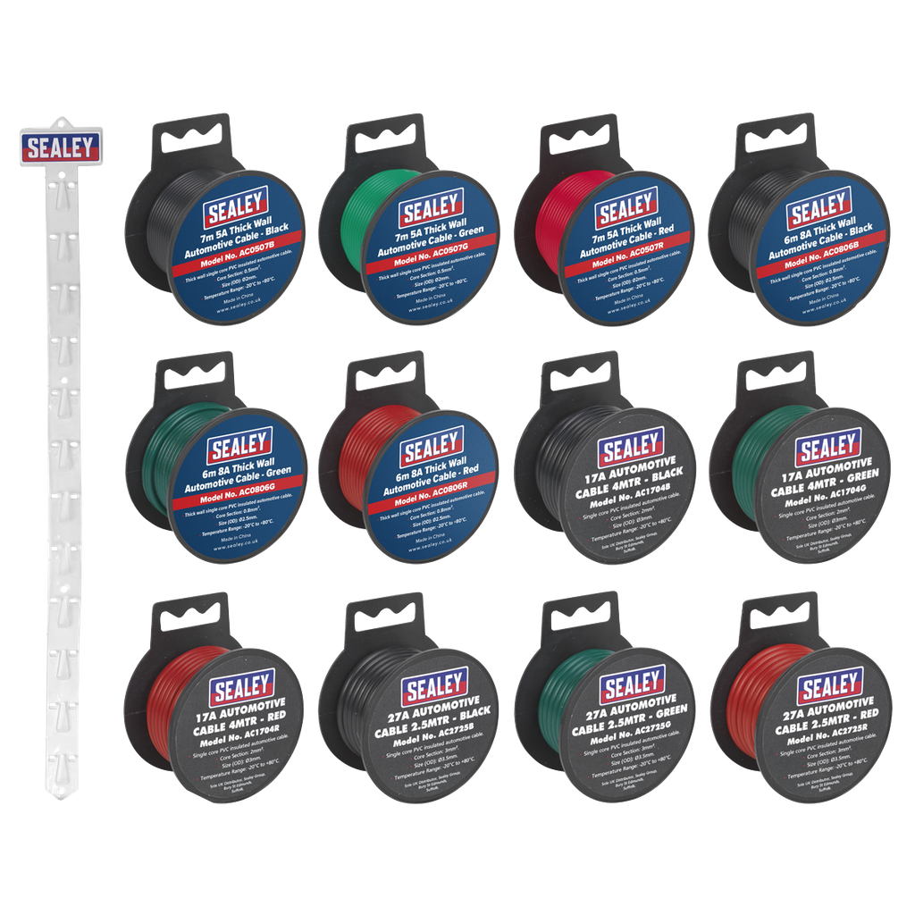 Sealey Clip Strip Deal - Automotive Cable