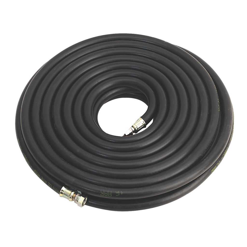 Sealey Heavy-Duty Air Hose with 1/4"BSP Unions 15m x 10mm