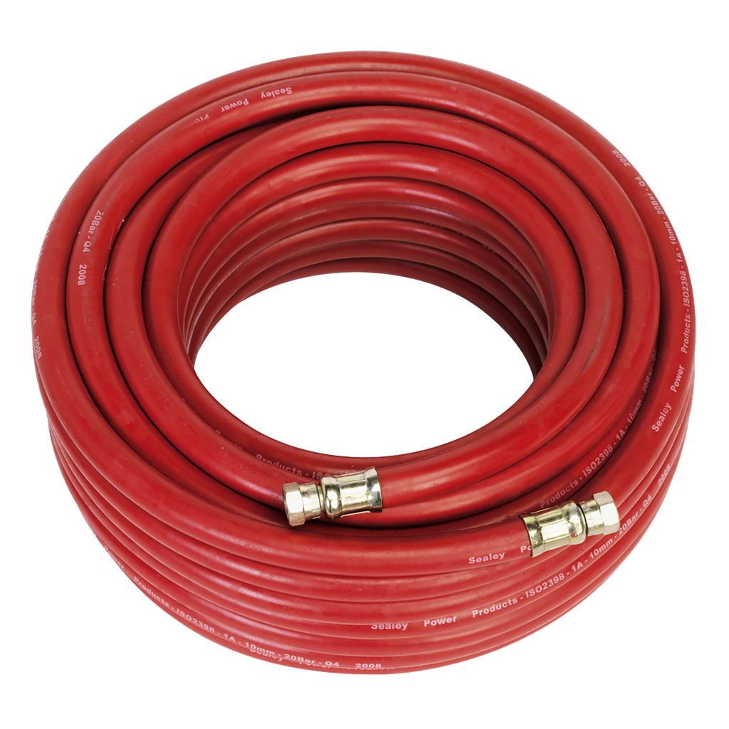 Sealey Air Hose with 1/4"BSP Unions 20m x 10mm