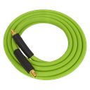 Sealey High-Visibility Hybrid Air Hose with 1/4"BSP Unions 10m x 8mm