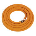 Sealey High-Visibility Hybrid Air Hose with 1/4"BSP Unions 5m x 10mm