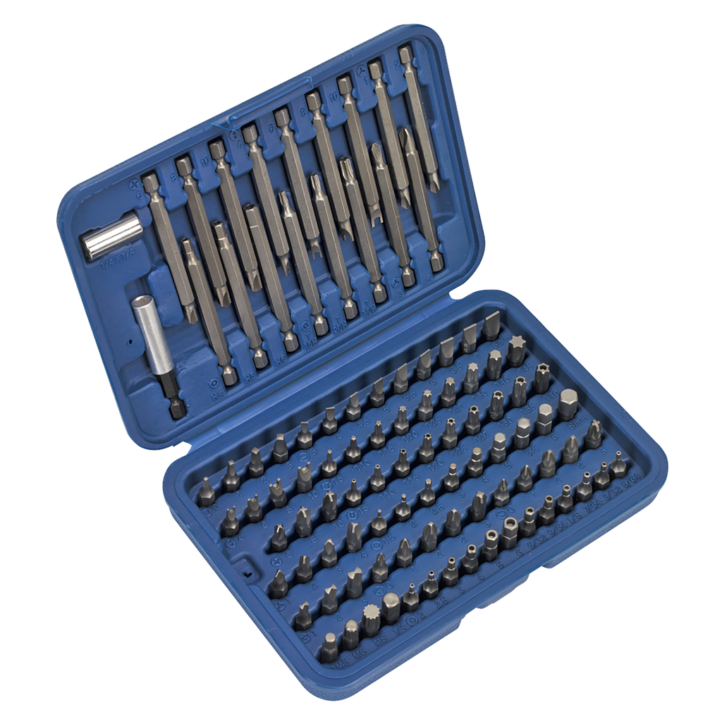 Sealey Premier Power Tool/Security Bit Set, Long & Short 99pc