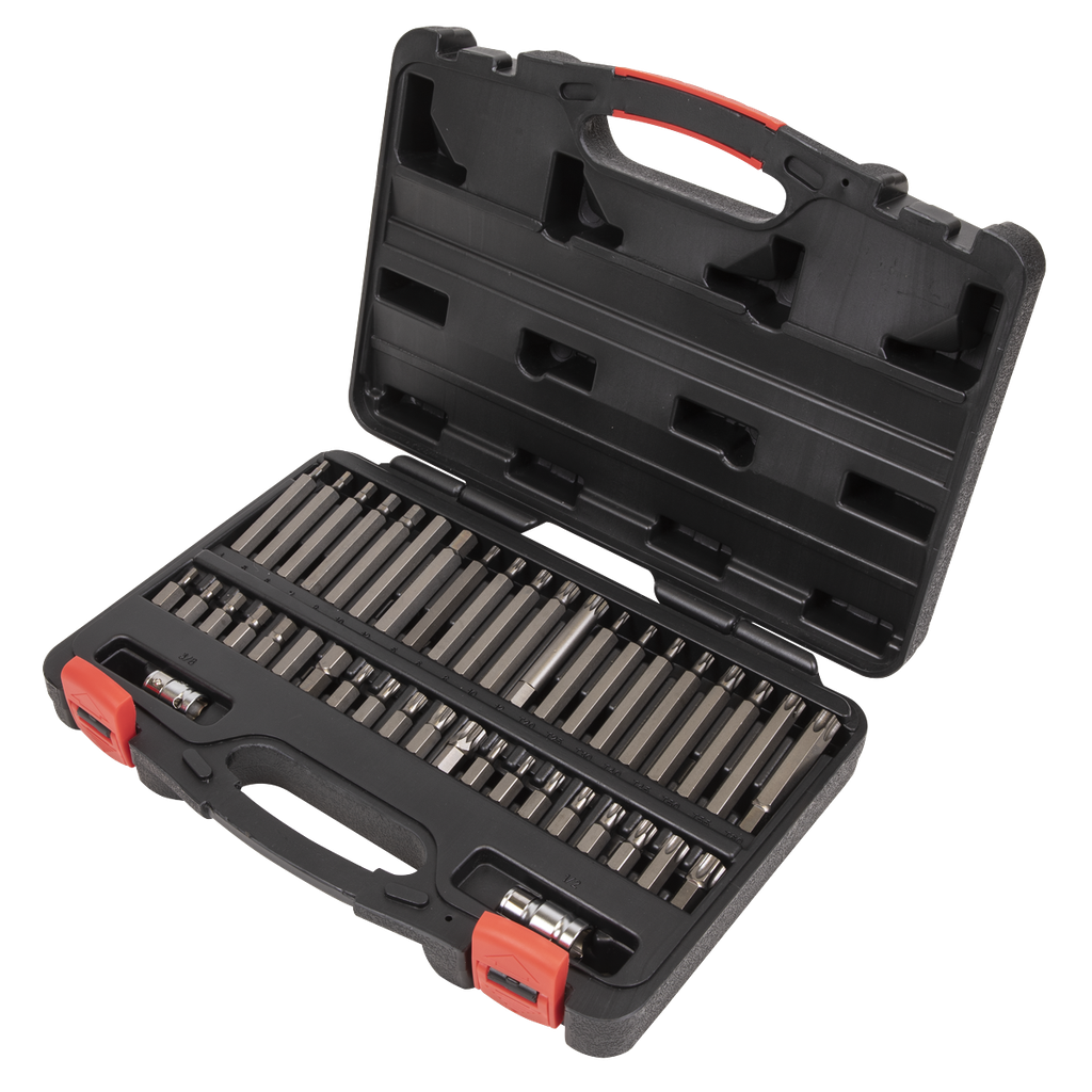 Sealey Premier TRX-Star*/Hex/Spline Bit Set 3/8" & 1/2"Sq Drive 