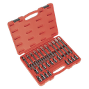 Sealey Premier Spline Socket Bit Set 1/2"Sq Drive 26pc
