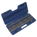 Sealey Premier Security TRX-Star*/Hex/Ribe/Spline Bit Set 3/8" & 1/2"Sq Drive 56pc