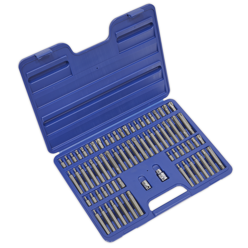 Sealey Premier TRX-Star/Security TRX-Star/Hex/Ribe/Spline Bit Set 3/8" & 1/2"Sq Drive 74pc