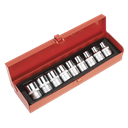 Premier TRX-Star* Female Socket Set 1/2"Sq Drive 9pc