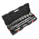 Sealey Premier Socket Set 3/4"Sq Drive 12-point 15pc