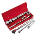 Sealey Premier Socket Set 3/4"Sq Drive 17pc