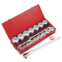 Sealey Premier Socket Set 1"Sq Drive 22pc