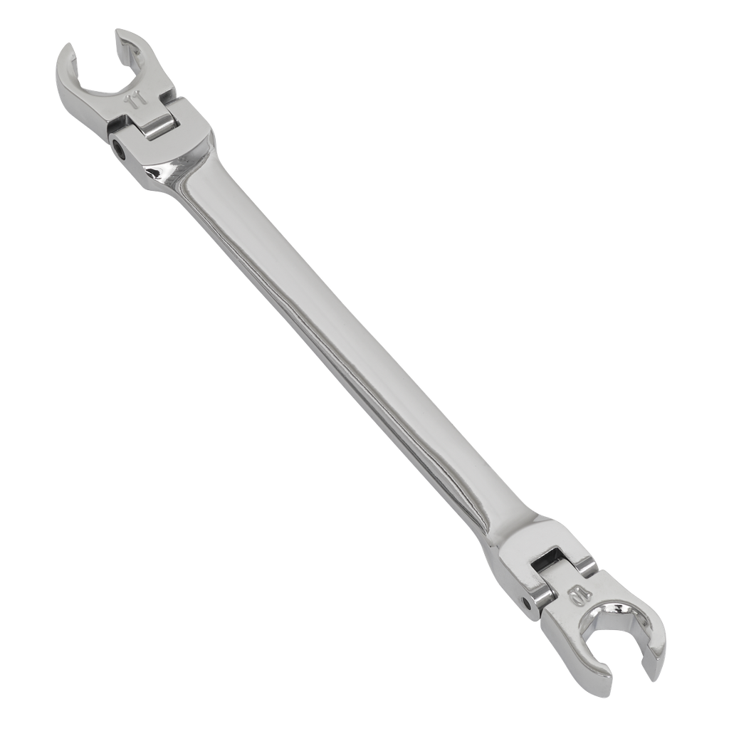 Sealey Premier Flexi-Head Flare Nut Spanner 10 x 11mm