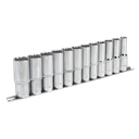 Sealey Premier Deep Socket Set 12-Point 1/2"Sq Drive 12pc