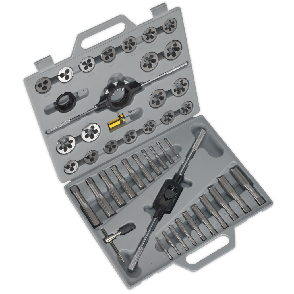 Sealey Metric Tap & Die Set Split Dies 45pc