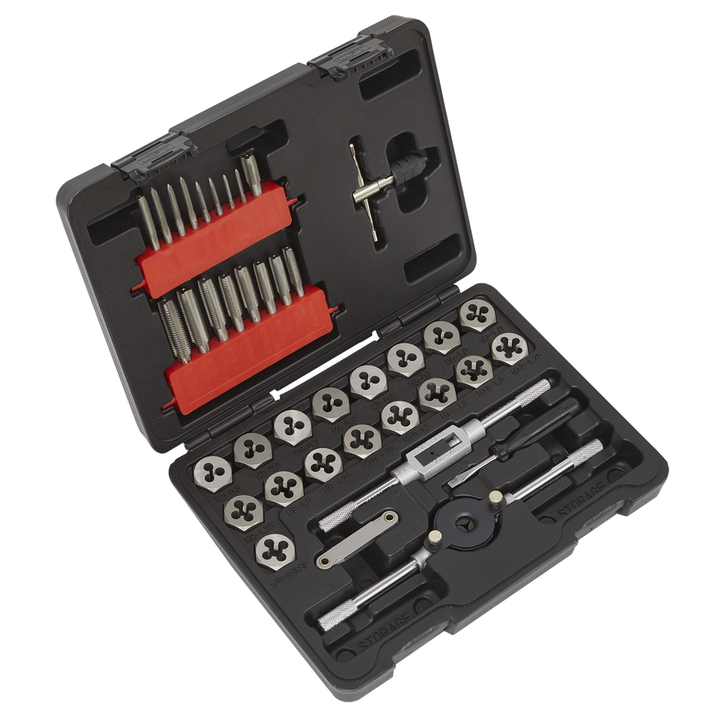 Sealey Metric Tap & Hex Die Set 39pc