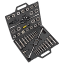 Sealey Imperial Tap & Die Set Split Dies 45pc