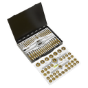 Sealey Metric & SAE/Imperial Hexagonal Tap & Die Set 86pc