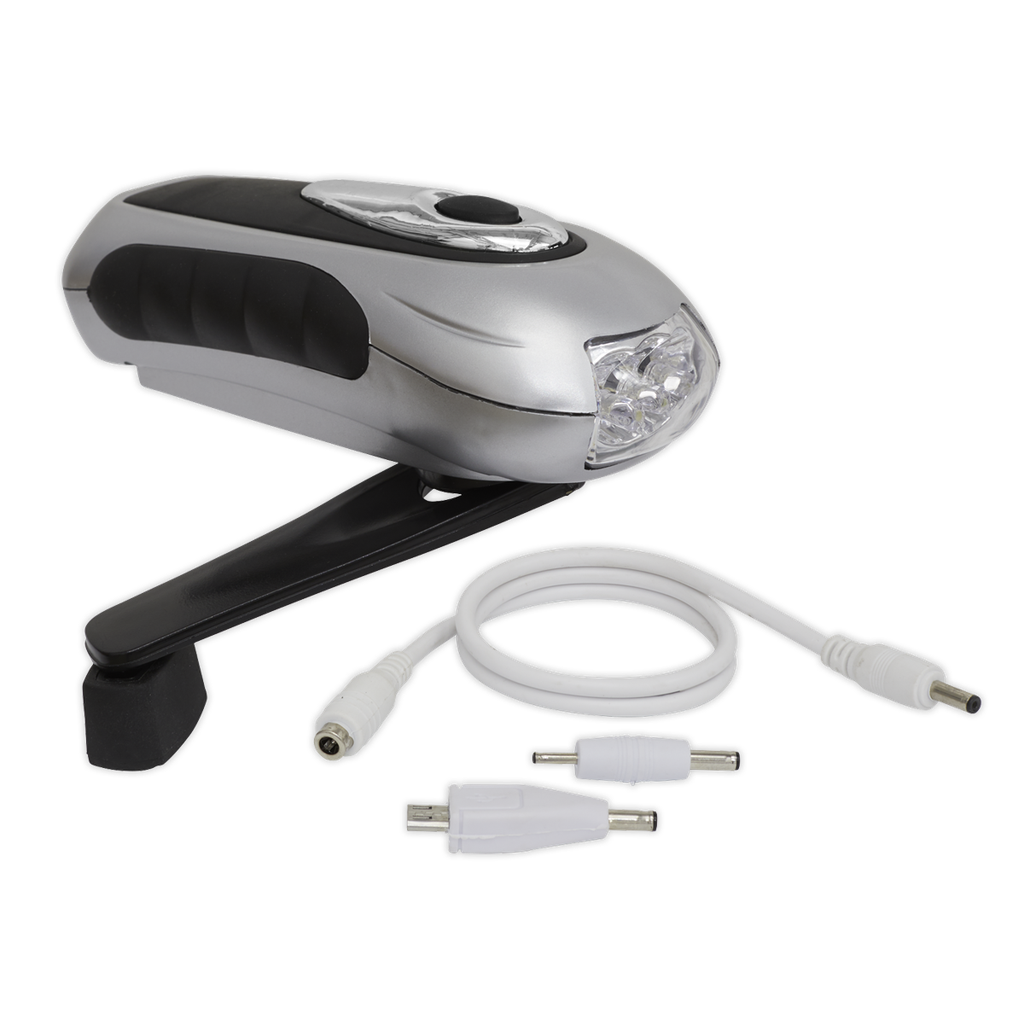 Rechargeable Wind-Up Torch 3 LED