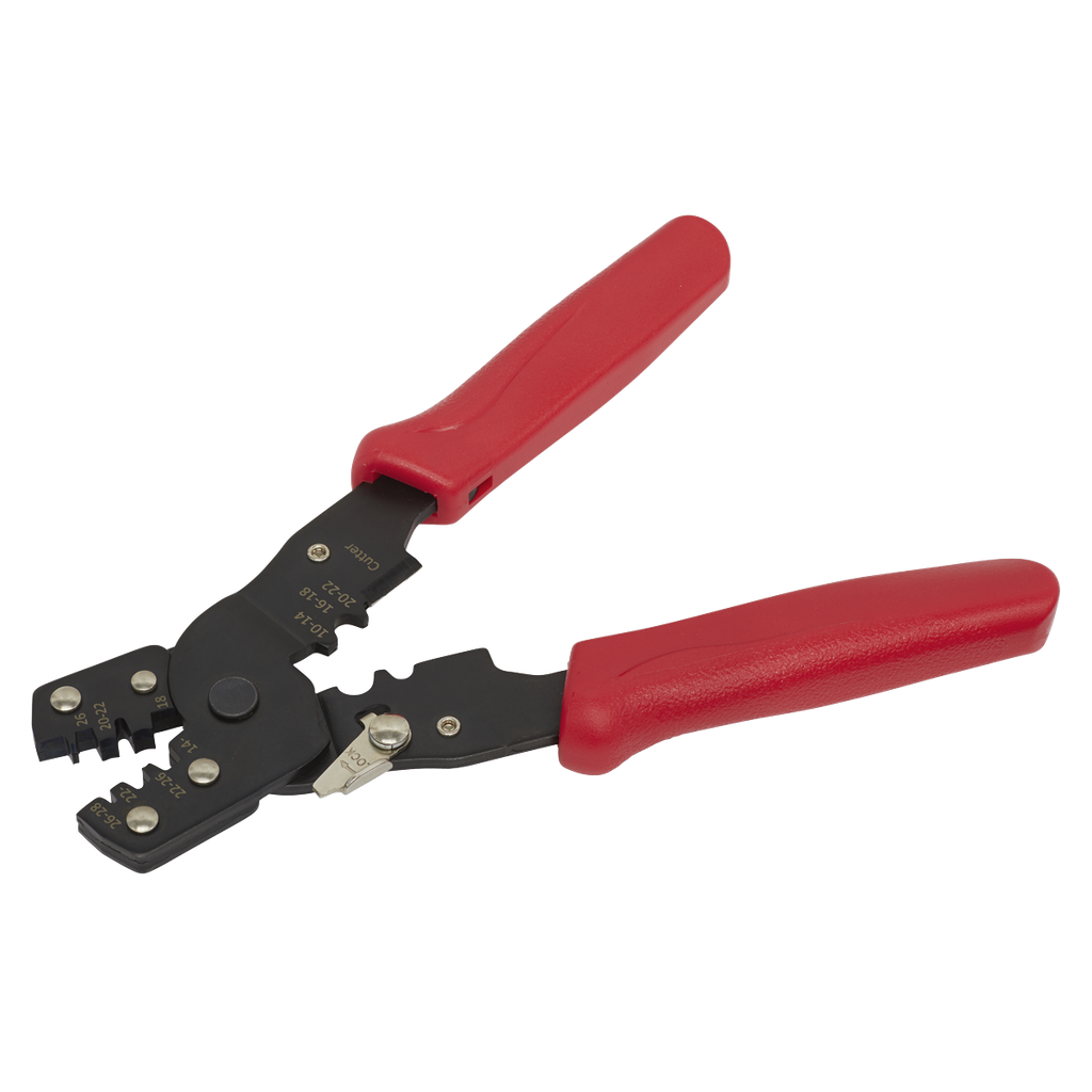 Sealey Non-Ratcheting Crimping Tool Insulated/Non-Insulated Terminals