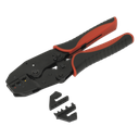 Sealey Ratchet Crimping Tool Interchangeable Jaws