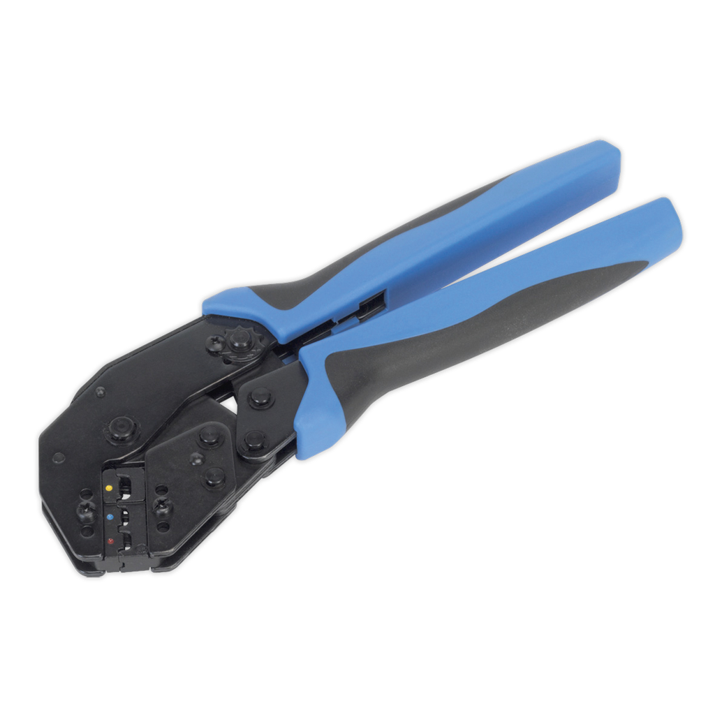 Angled Head Ratchet Crimping Tool Insulated Terminals