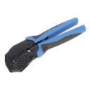 Angled Head Ratchet Crimping Tool Insulated Terminals