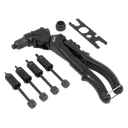 2-in-1 Riveter Swivel Head