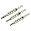 Sealey Self-Centring Chamfered Hinge Drill Set 3pc