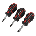 Premier GripMAX® Stubby Screwdriver Set 3pc