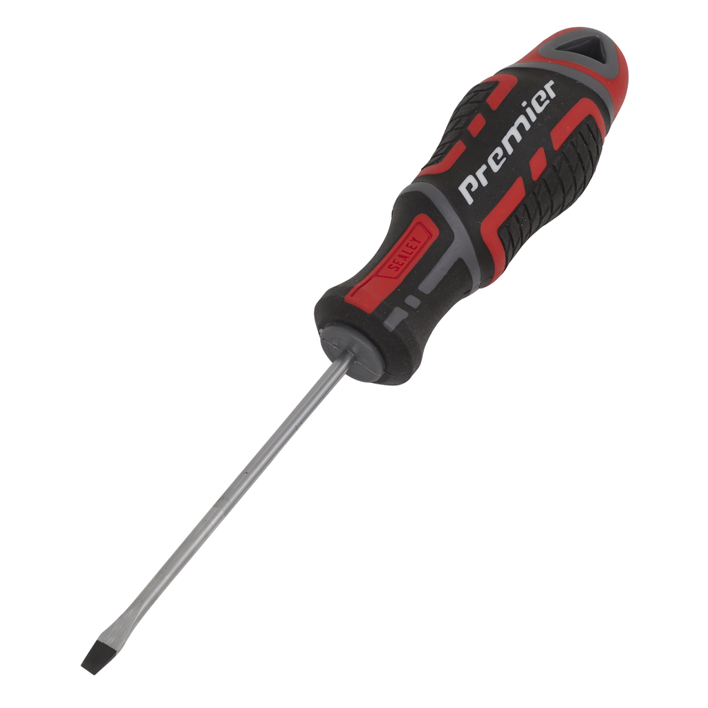 Sealey Premier GripMAX® Slotted Screwdriver 3 x 75mm