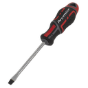 Sealey Premier GripMAX® Slotted Screwdriver 6 x 100mm