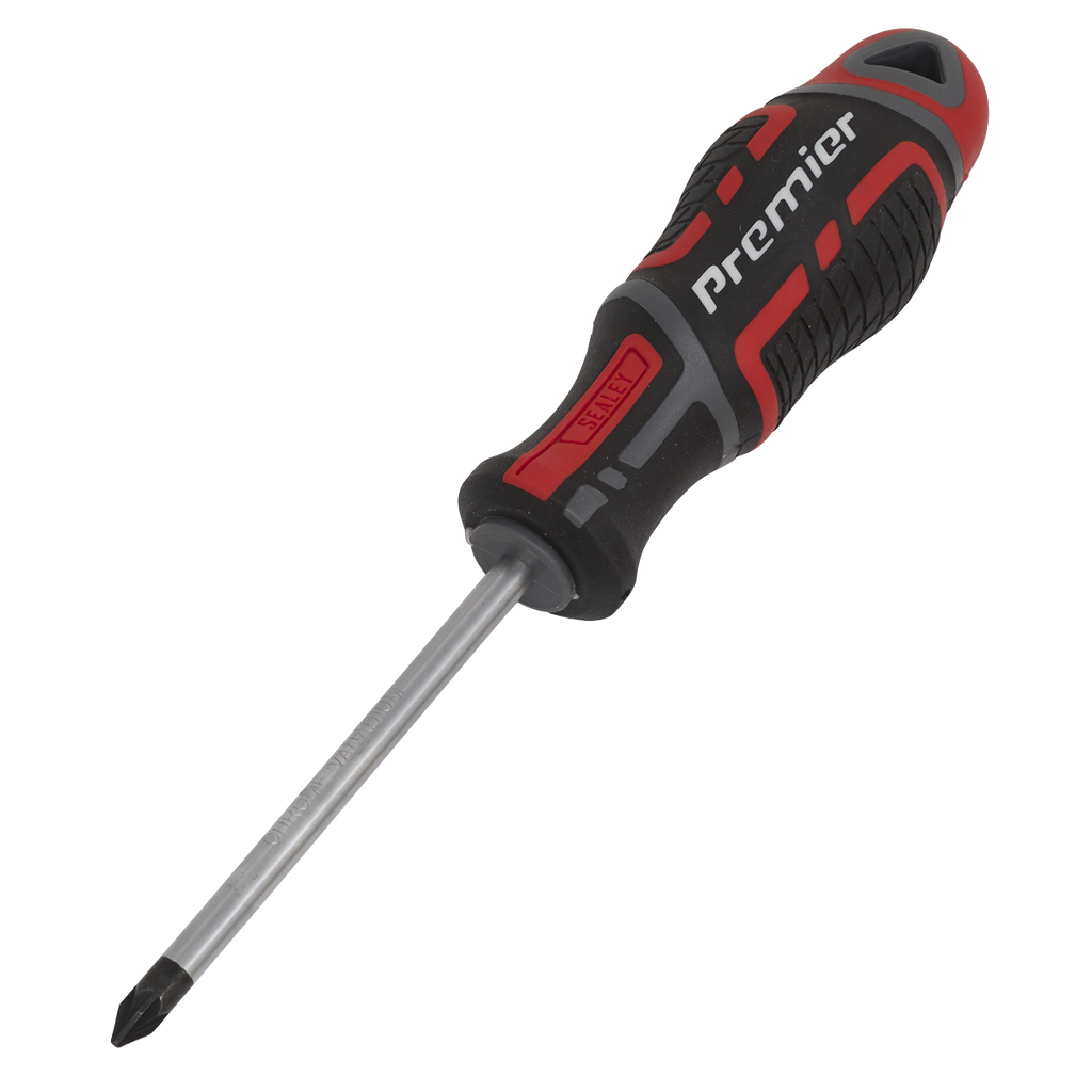 Sealey Premier GripMAX® Pozi Screwdriver #1 x 75mm