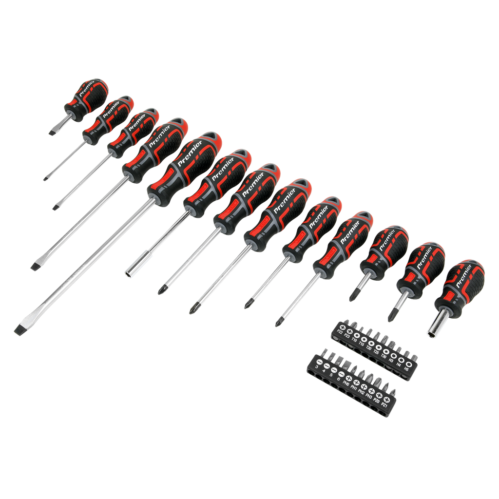 Sealey Premier GripMAX® Screwdriver & Bit Set 33pc