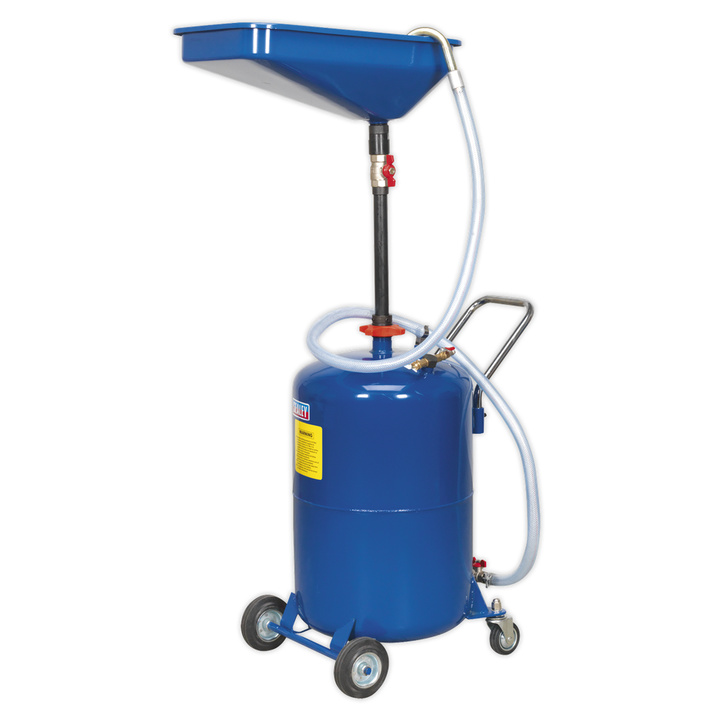 Sealey Air Discharge Mobile Waste Oil Drainer 65L