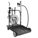Air Operated Oil Dispensing System with 10m Retractable Hose Reel