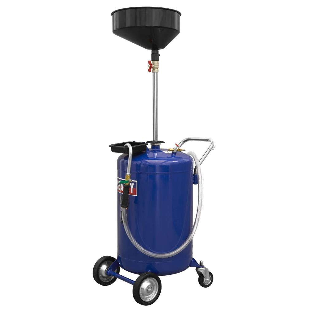Sealey Air Discharge Mobile Oil Drainer 110L