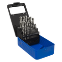 Sealey HSS Fully Ground Drill Bit Set 25pc