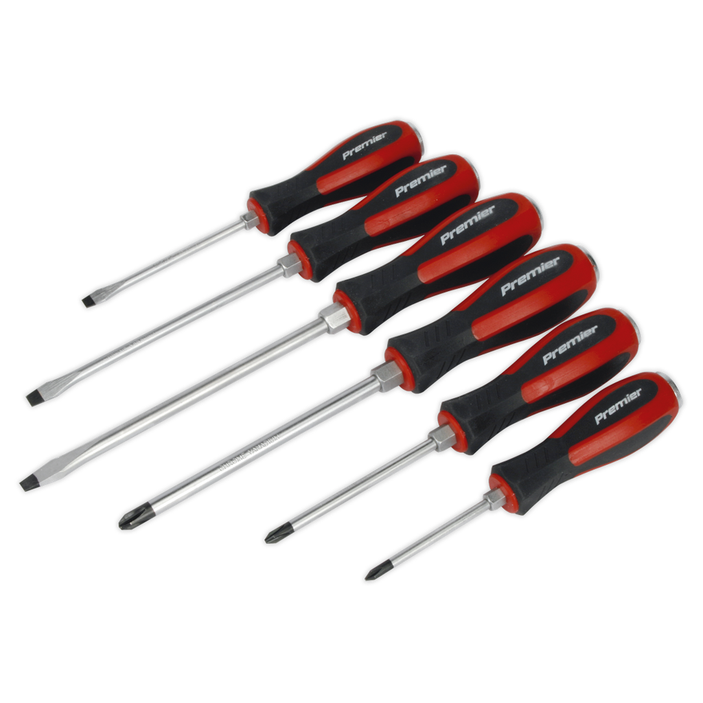 Premier Hammer-Thru Screwdriver Set 6pc