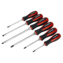 Sealey Premier Hammer-Thru Screwdriver Set 6pc