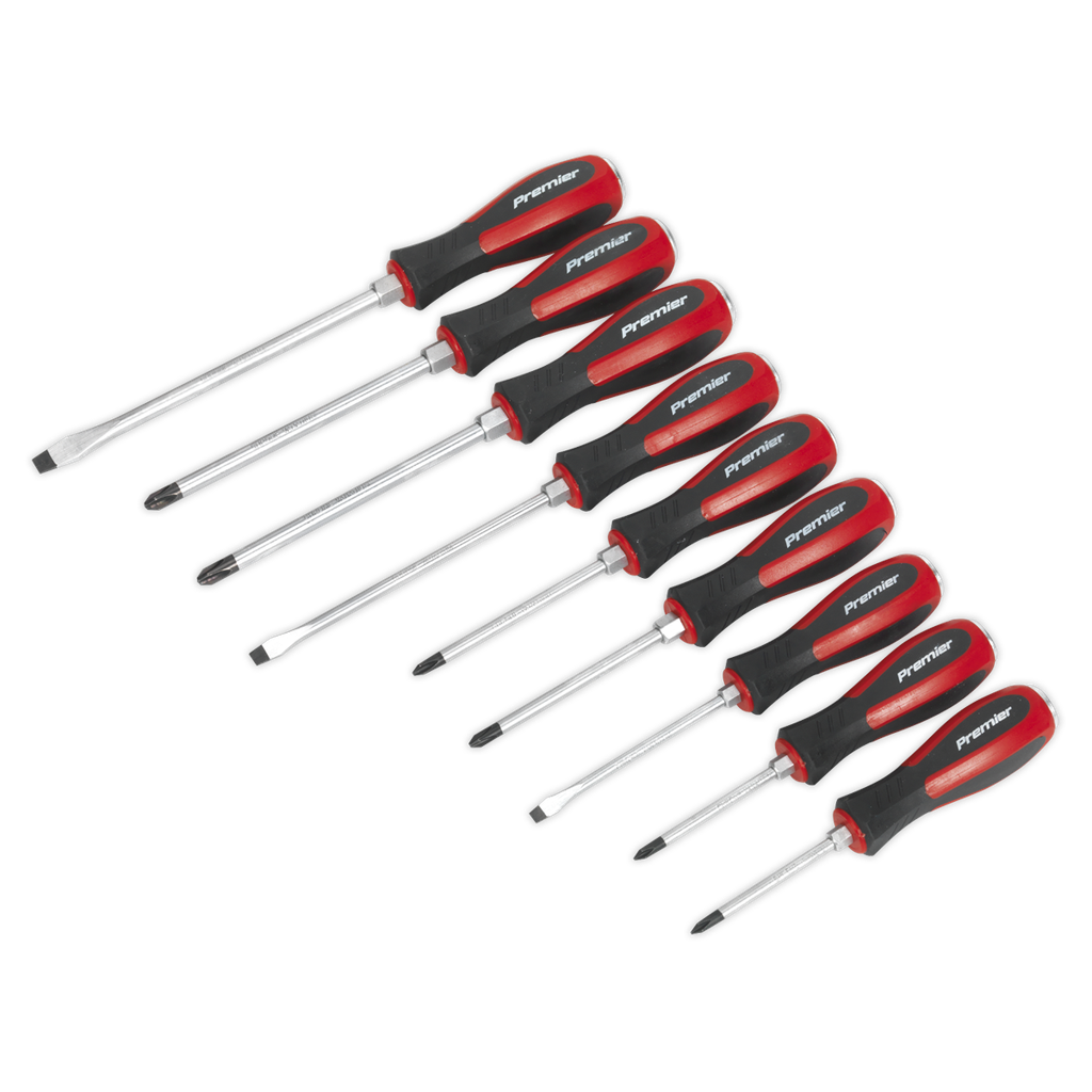 Premier Hammer-Thru Screwdriver Set 9pc