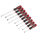 Sealey Premier Hammer-Thru Screwdriver Set 9pc