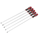 Sealey Extra-Long Hammer-Thru Screwdriver Set 450mm 5pc
