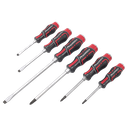 Sealey Premier Hammer-Thru Screwdriver Set 6pc