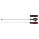 Sealey Premier Extra-Long Hammer-Thru Screwdriver Set 450mm 3pc